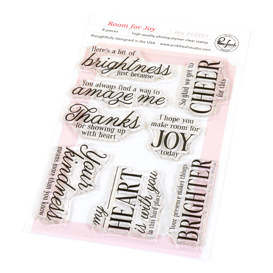 Pinkfresh Studio Room for Joy die/stamp Bundle