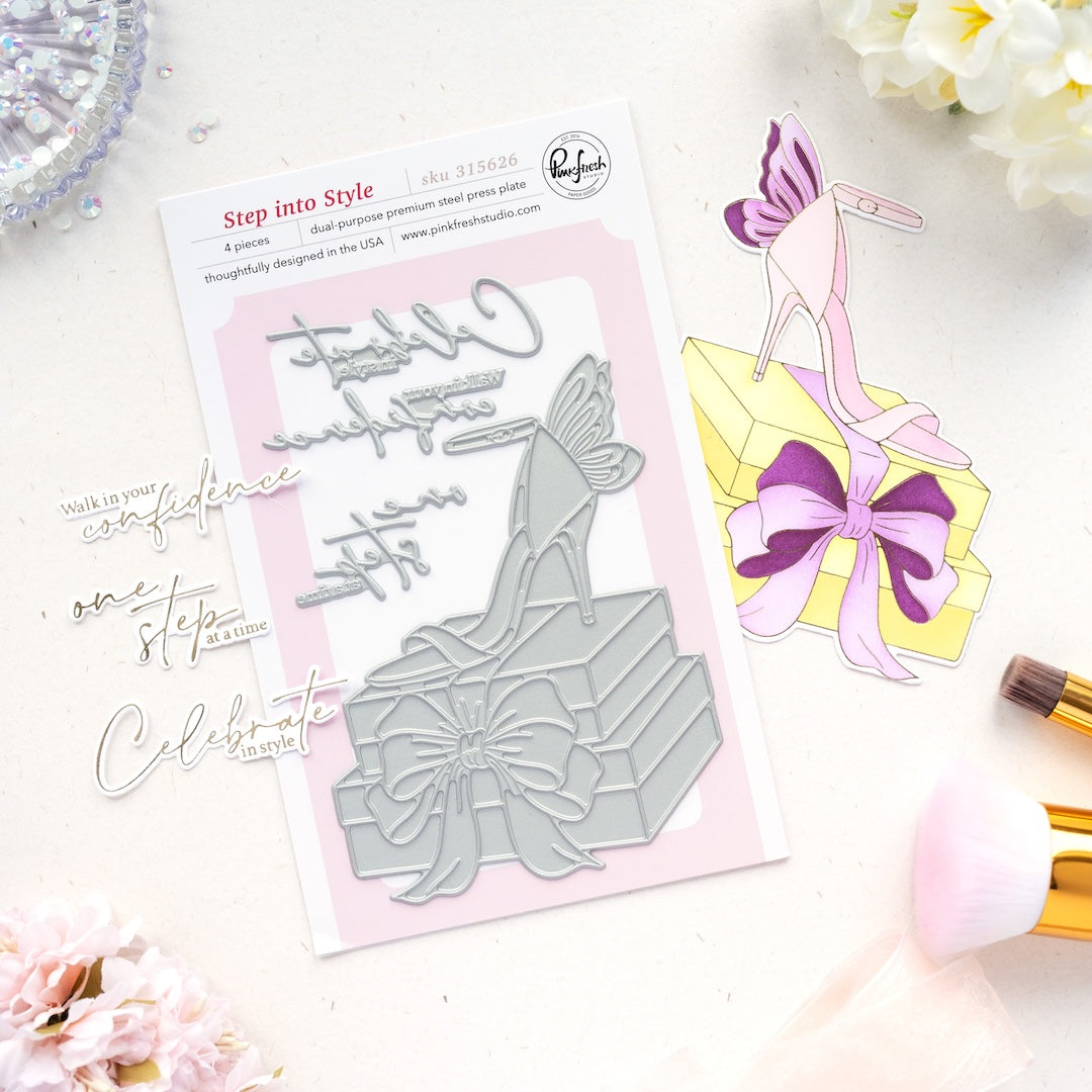 Pinkfresh Studio Step into Style Press Plate