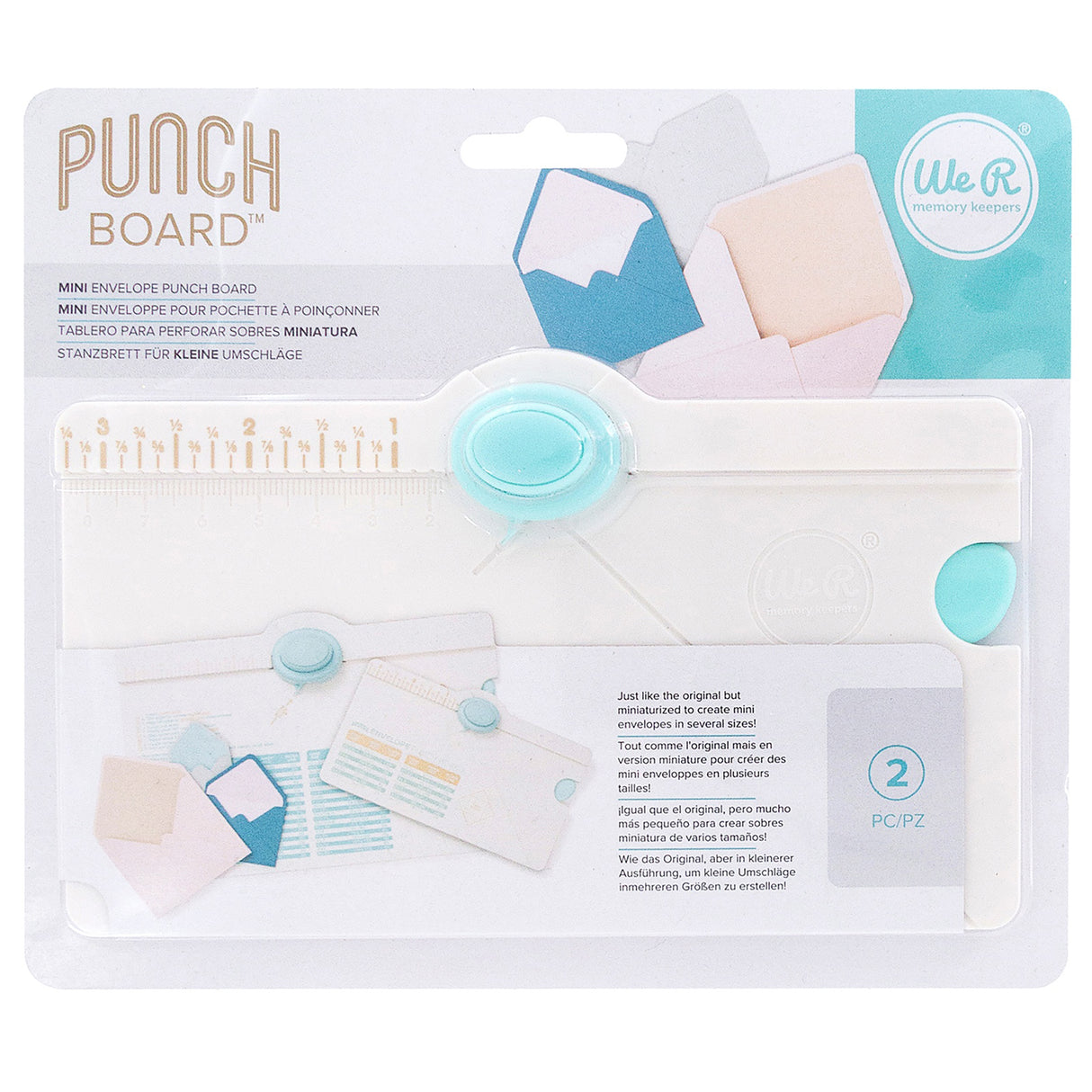 We R Punch Board Mini Envelope