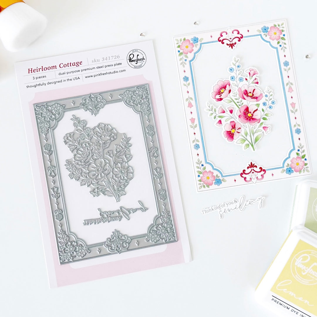 Pinkfresh Studio Heirloom Cottage Press Plate