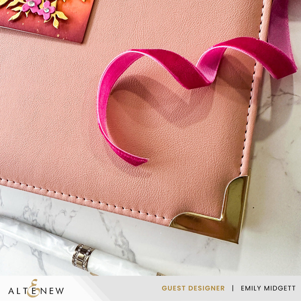 Altenew 9x12 Three-Ring Card Album - Rouge - Complete Bundle (Rouge + Pocket Pages) - ALT11681BN2