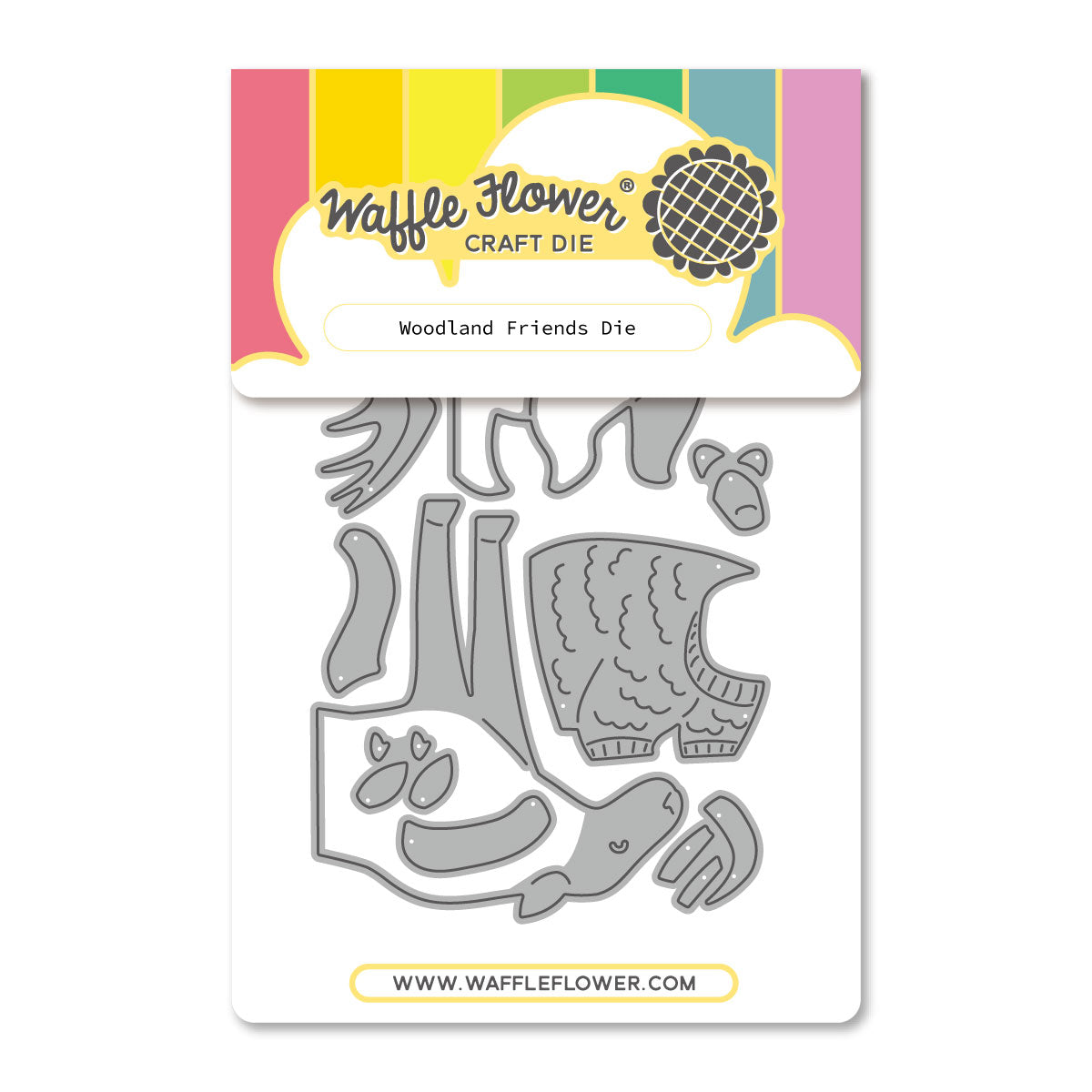 Waffle Flower Woodland Friends Die - 422247