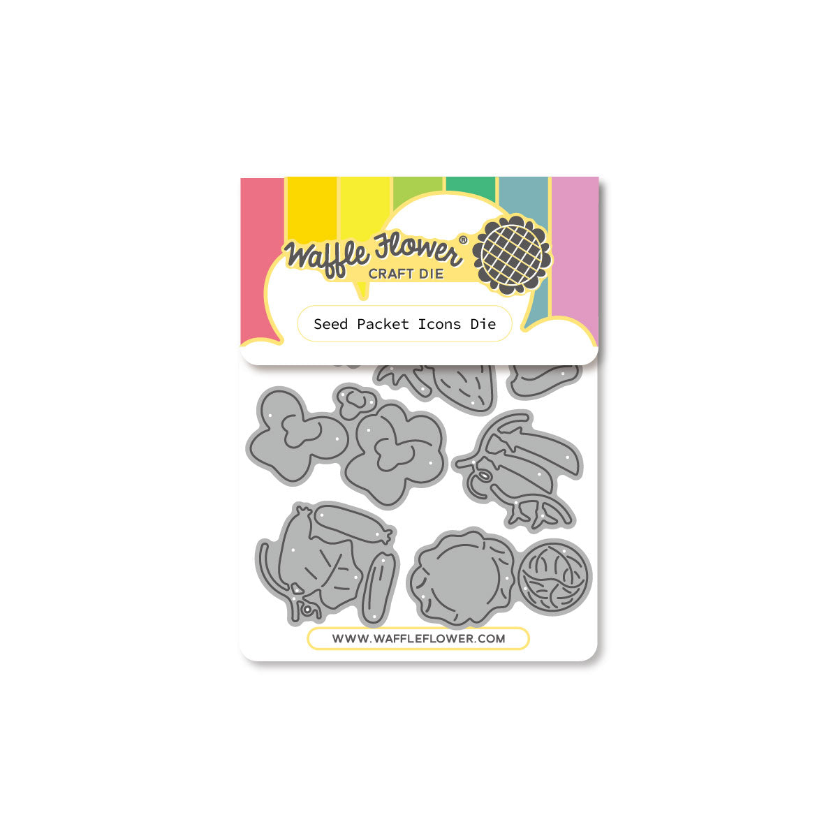 Waffle Flower Craft Seed Packet Icons Die