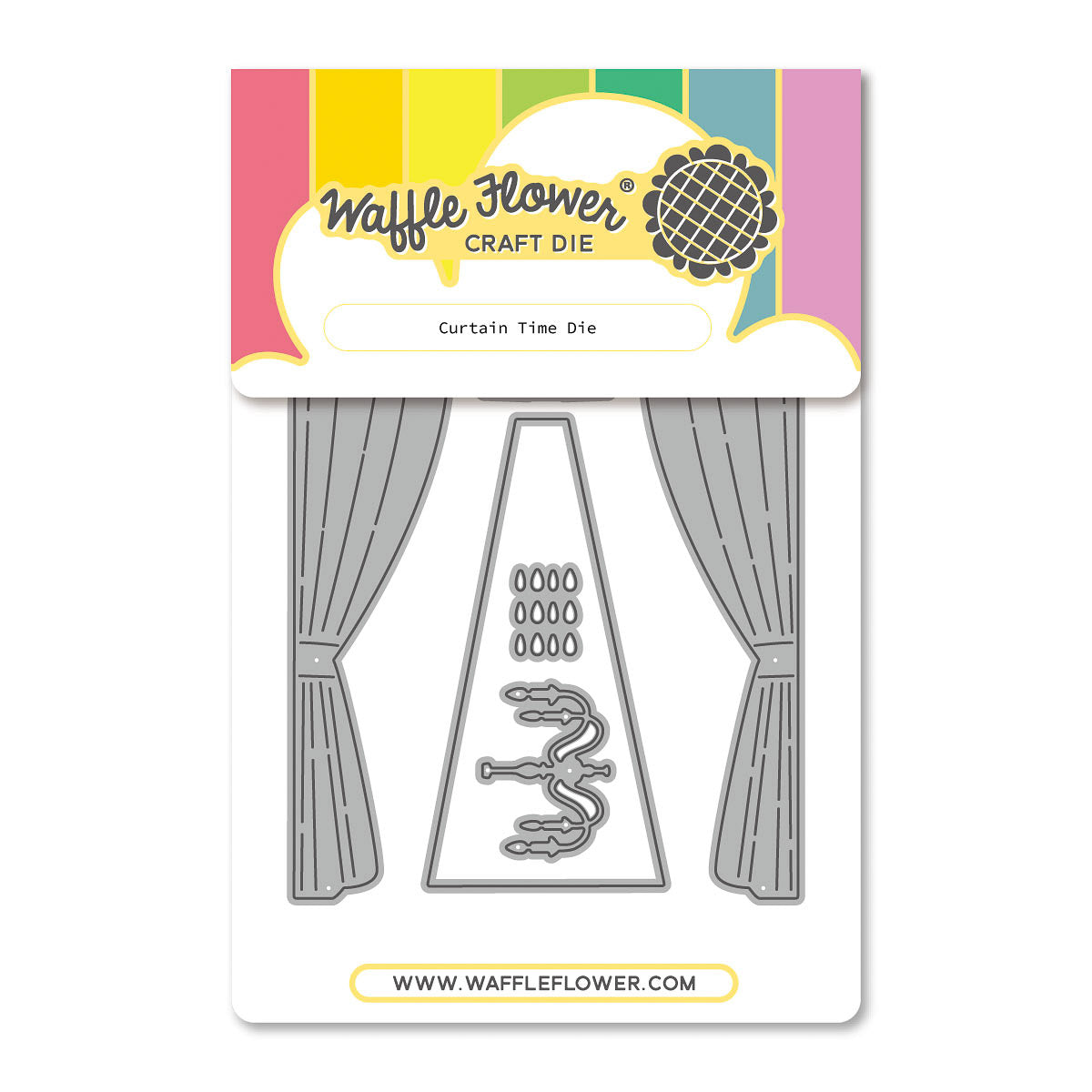 Waffle Flower Curtain Time Die - 422615