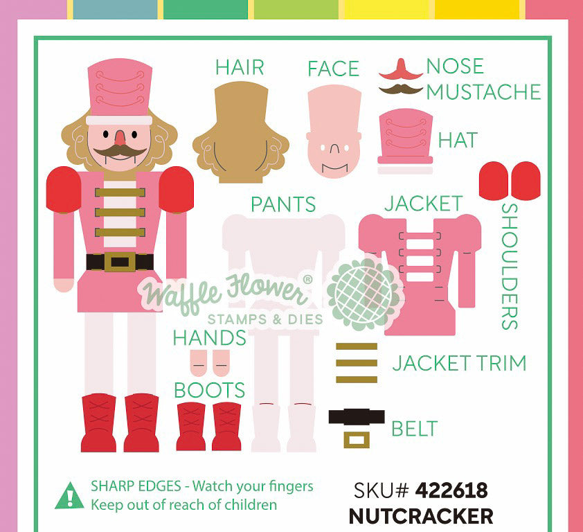 Waffle Flower Nutcracker Die - 422618
