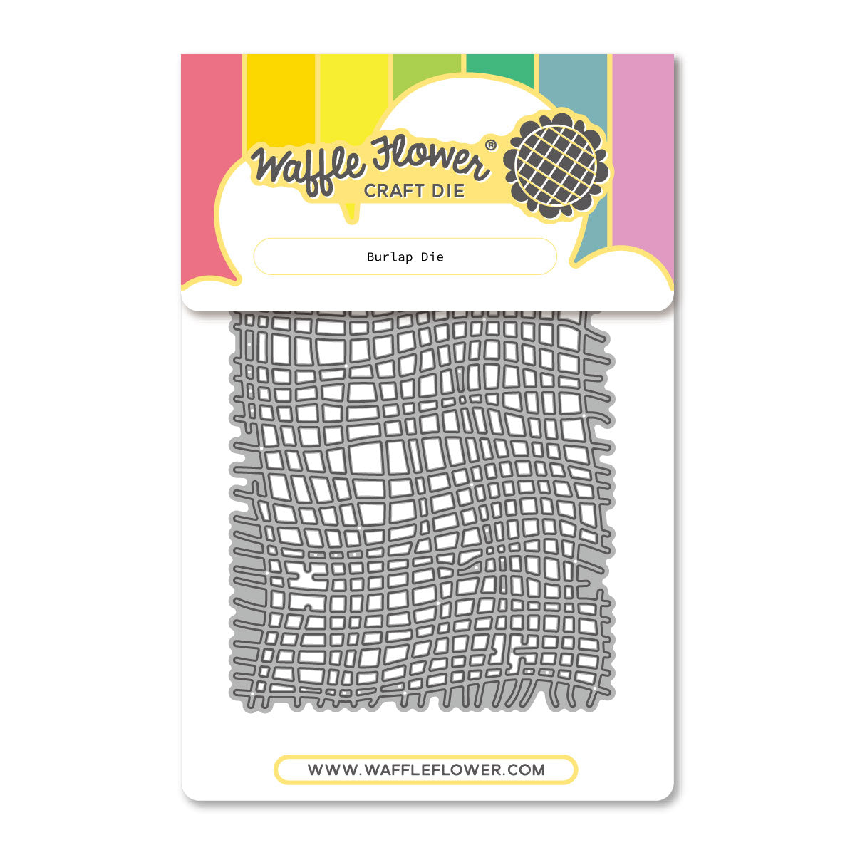 Waffle Flower Burlap Die - 422630