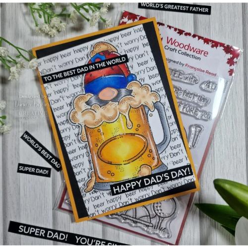 Creative Expressions Wordies Sentiment Sheets Best Dad
