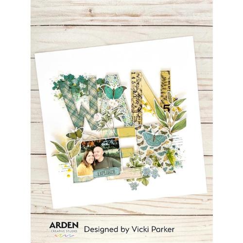 Arden Creative Studio HIDDEN CREEK Journal Kiss-cut Pet Tape