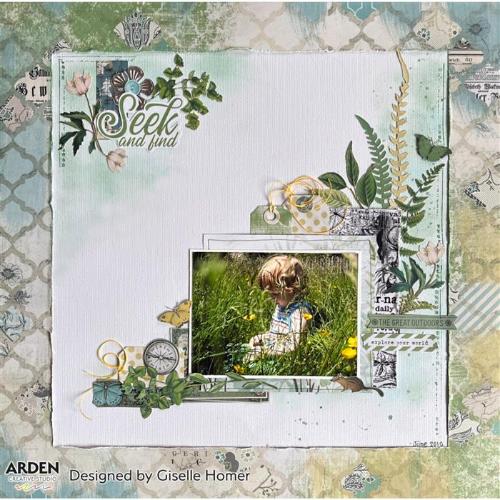 Arden Creative Studio HIDDEN CREEK Journal Kiss-cut Pet Tape