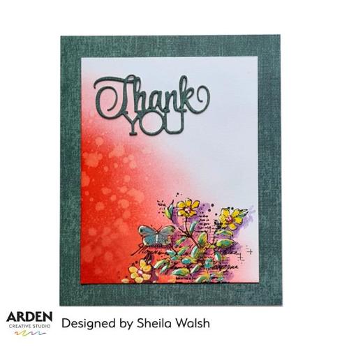 Arden Creative Studio Sentiment Series Stacked Thank You-Craft Die
