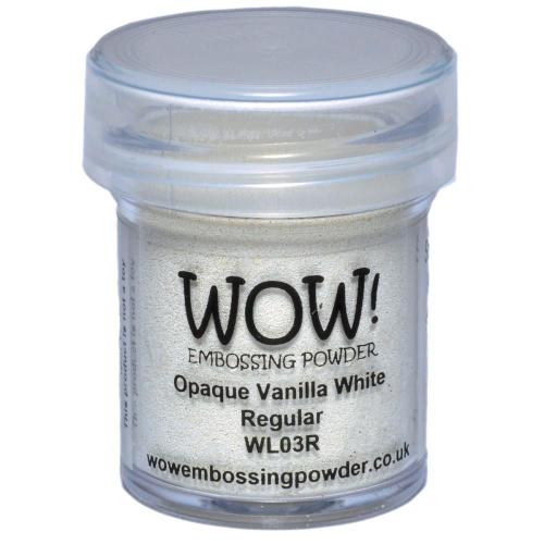WOW! Embossing Powder 15ml Opaque Vanilla White