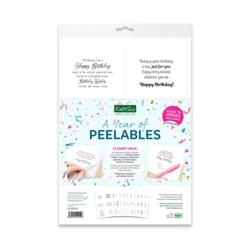 Katy Sue Designs A Year of Peelables (72pcs) (06-10035YOP)