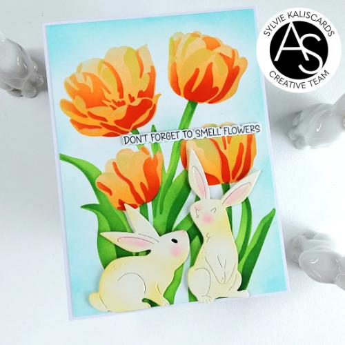Alex Syberia Designs Spring Tulips Stencil Set ASD-STE-190