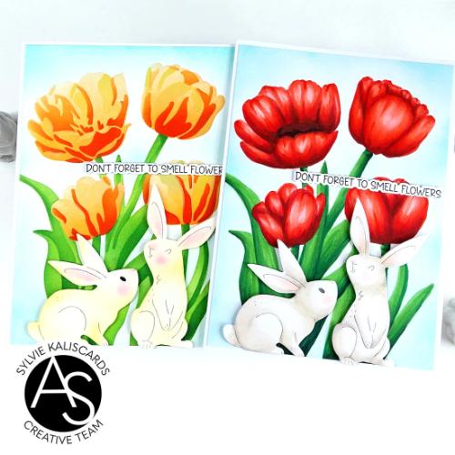 Alex Syberia Designs Spring Tulips Stencil Set ASD-STE-190
