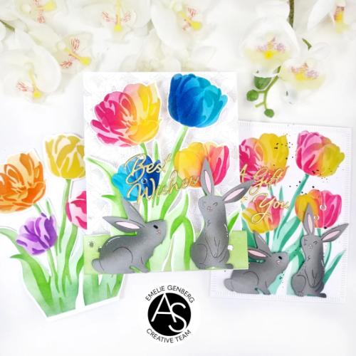 Alex Syberia Designs Spring Tulips Stencil Set ASD-STE-190