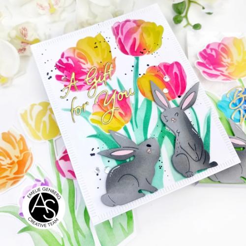Alex Syberia Designs Spring Tulips Stencil Set ASD-STE-190