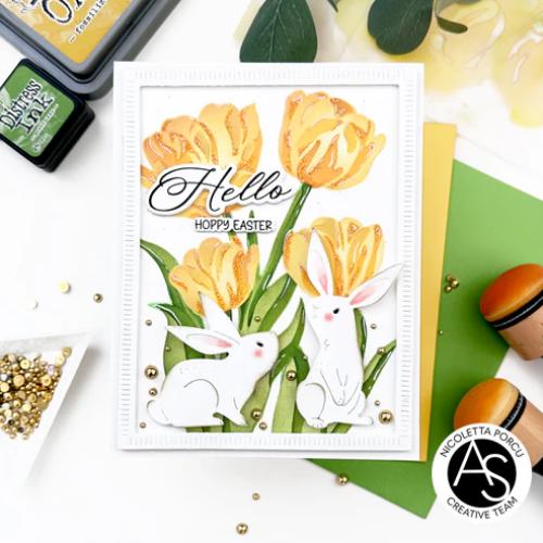 Alex Syberia Designs Spring Tulips Stencil Set ASD-STE-190