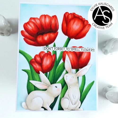Alex Syberia Designs Spring Tulips Stencil Set ASD-STE-190