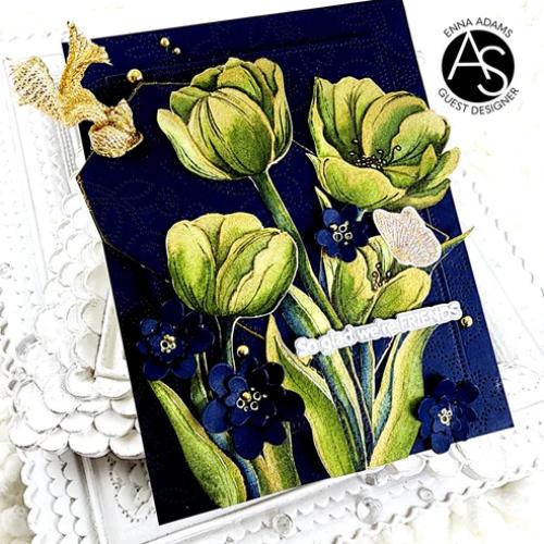 Alex Syberia Designs Spring Tulips Stencil Set ASD-STE-190
