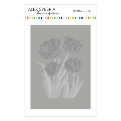 Alex Syberia Designs Spring Tulips Stencil Set ASD-STE-190