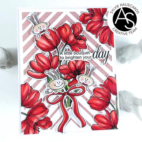Alex Syberia Designs Tulips in Bloom Die Set ASD-CD-194