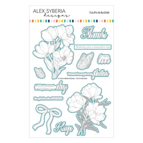 Alex Syberia Designs Tulips in Bloom Die Set ASD-CD-194