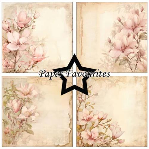 Paper Favourites Pink Magnolia 6x6 Inch Paper Pad (PF530)