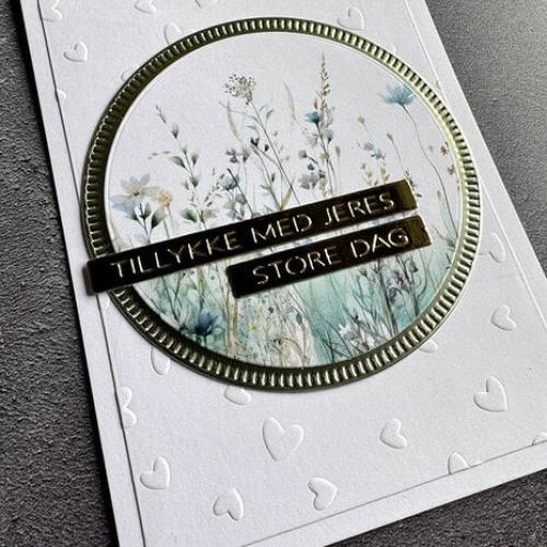 Simple and Basic Combi Striped Frames Circle Dies (SBD537)