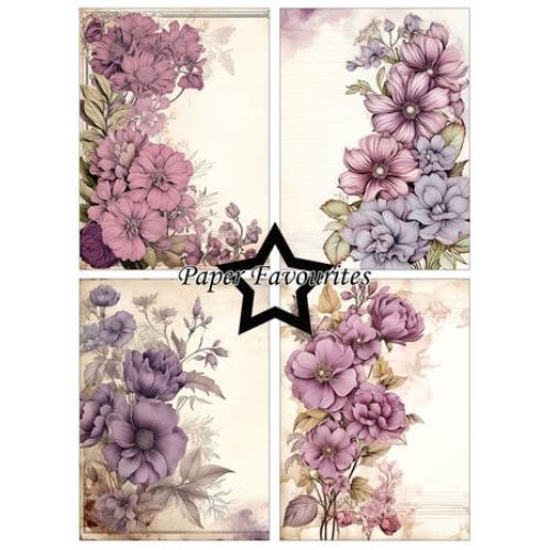Paper Favourites Vintage Mauve A6 Paper Pad (PFA575)