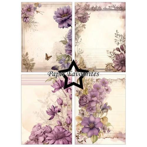 Paper Favourites Vintage Mauve A6 Paper Pad (PFA575)