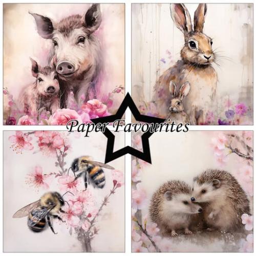 Paper Favourites Wildlife 6x6 Inch Paper Pad (PF539)