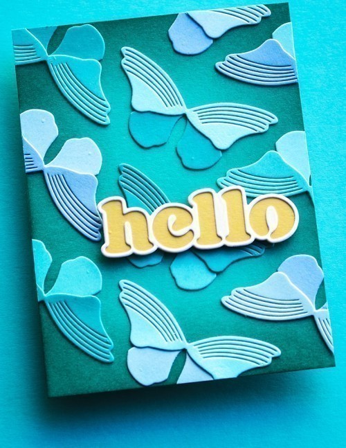 Birch Press Design Block Print Brilliant Butterfly