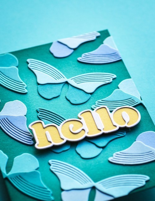 Birch Press Design Block Print Brilliant Butterfly