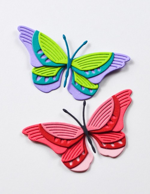 Birch Press Design Block Print Brilliant Butterfly