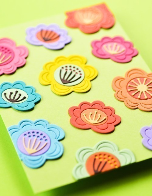 Birch Press Design Block Print Fun Floral