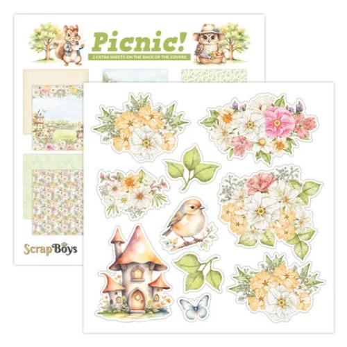 ScrapBoys Picnic! 6x6 Inch Paper Pad (SB-PICN-09)