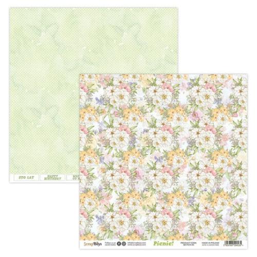 ScrapBoys Picnic! 8x8 Inch Paper Pad (SB-PICN-10)