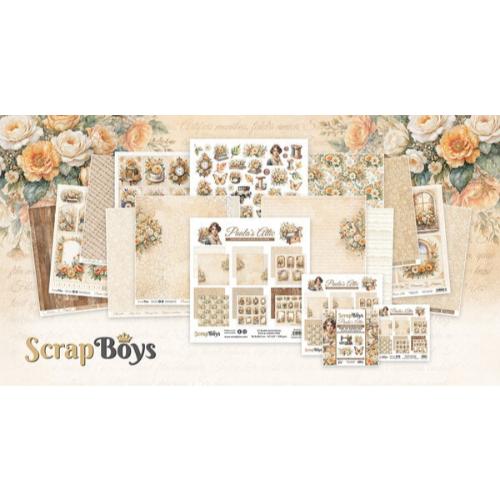 ScrapBoys Paula's Attic 8x8 Inch Paper Pad (SB-PAUL-10)