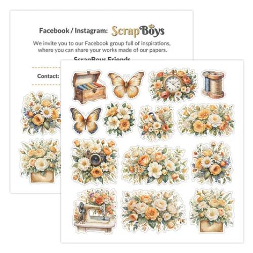 ScrapBoys Paula's Attic 8x8 Inch Paper Pad (SB-PAUL-10)