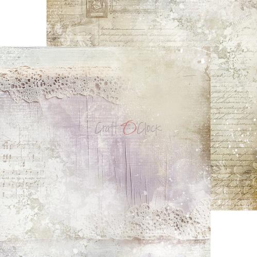 Craft O'Clock Heritage Whispers 8x8 Inch Basic Papers Set (CC-F39-HWS-08)