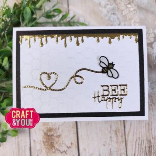 Craft & You Design Bee Honey Set Dies (CW342)