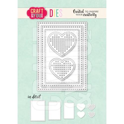 Craft & You Design ATC Cross Stiches Dies (CW345)