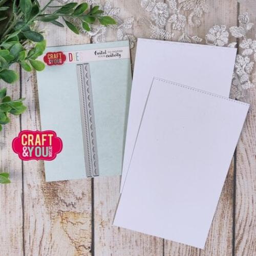 Craft & You Design Small Borders Decorative Stiches Dies (CW350)