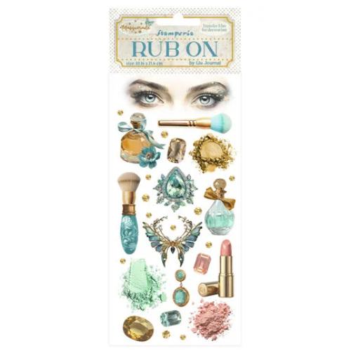 Stamperia Rub-on cm 10,16x21,6 - Masquerade beauty DFLRB141