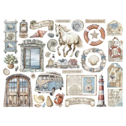 Stamperia Silent Sea Die Cuts (37pcs) (DFLDC115)