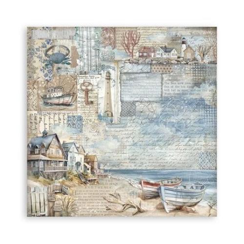 Stamperia Silent Sea 12x12 Inch Paper Pack Maxi (Single Face) (SBBXLB24)