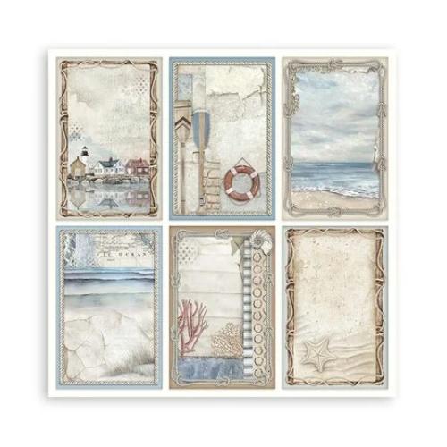 Stamperia Silent Sea 12x12 Inch Paper Pack Maxi (Single Face) (SBBXLB24)