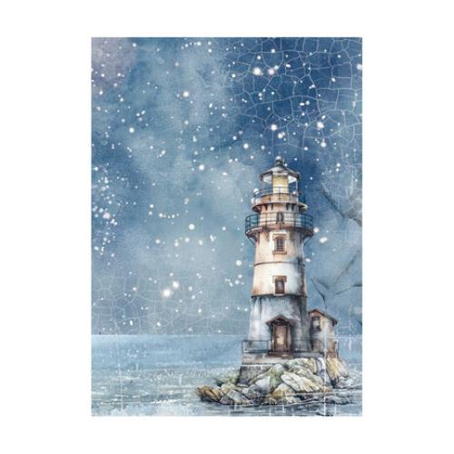 Stamperia Silent Sea A6 Rice Paper Backgrounds (8pcs) (DFSAK6040)