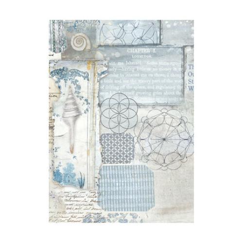 Stamperia Silent Sea A6 Rice Paper Backgrounds (8pcs) (DFSAK6040)