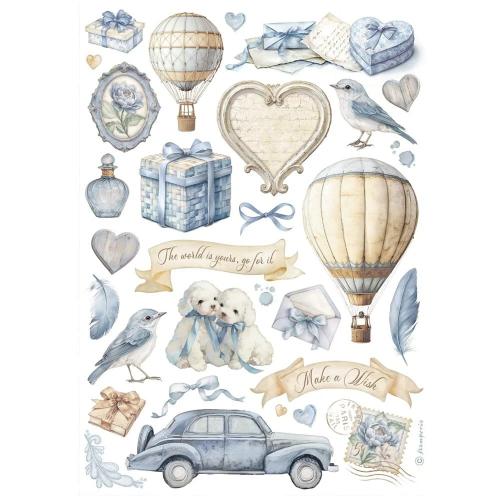 Stamperia Timeless A4 Rice Paper Selection (6pcs) (DFSA4XWE)